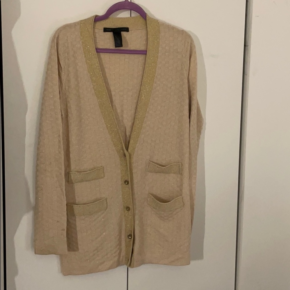 Marc by Marc Jacobs gold sweater size medium